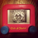 November Summertime Etch-a-Sketch by Kelly Akins